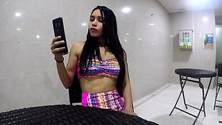I met this LATINA fitness influencer at the gym