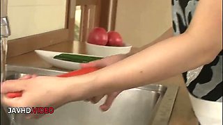 Manami Komukai Asian Blowjob & Wild Ride - Uncensored JAV Hardcore