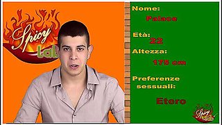 Casing, Porn Audition To A Young Genoese With A Super Horny Brunette