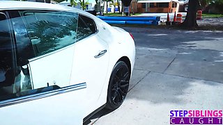 Cock Praising Stepsis Kylie Rocket Satisfies Stepbro's Demands & Cleans His Cum Out