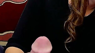 Parker Big Tits Tattooed MILF Turns Firm Strokes Into Messy Oral!