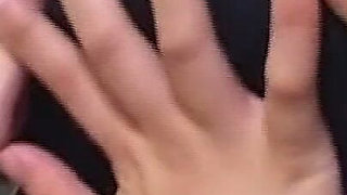 Brunette Teen Gives Passionate Sloppy Blowjob on Bed