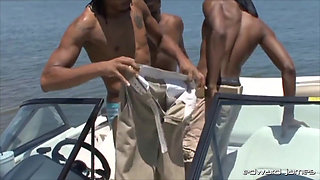 EdwardJames Tek And Polo Starr Suck Fuck And Jerk Off With Mr Amazing On Boat