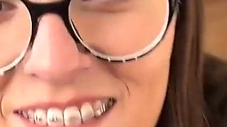 POV: Braces Teen Yoya Grey Does Homework… Then Swallows My Load