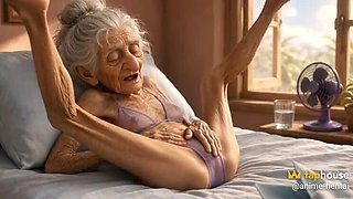90 Year Old Mature Woman Has Multiple Orgasms with Soaking Wet Pussy