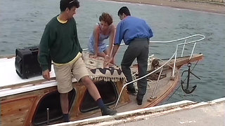 Ahmet and Selma Fuck Outdoors on a Turkish Boat