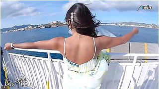 Sheila Ortega Sucks His Boyfriends Cock In Ibiza Ferrys Public Toilet (check Out Until The End)