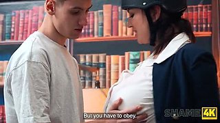 Stracy Stone Shame Fuck: Mature Czech MILF Caught Cumming by Student in HD