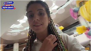 Blowjob In Public Toilet At A Shopping Mall - Public Cumwalk - Katty West