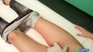 Fake Hospital: Horny British MILF Jess West Gets Deep Pussy Eating & Blowjob From Doctor Then Takes Massive Facial POV