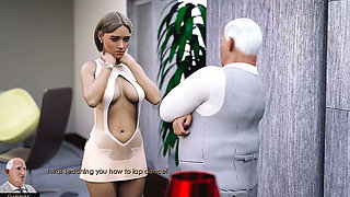 Special Request - Gameplay - Roleplay - MILF to Sex with Oldman Infront of Customer After Striptease