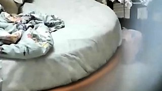 Cute amateur Asian web cam girl teases her great body