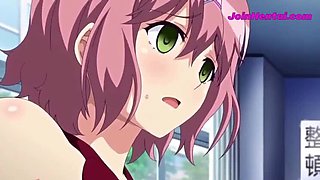 Virgin Redhead Stepsister Fucked by Stepbrother Using Time Stop Power - Anime Hentai