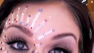 Sweet Teen Rosalyn Sphinx POV Deepthroat Blowjob and Cum Swallow