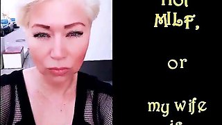 Beautiful mature web cam super-bitch Aimee Super-steamy COUGAR and a close-up of her lewd cooter .!. ))
