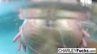 Charley Chase shows of her amazing tits