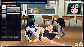 3d Hentai Lesbian Schoolgirls Play