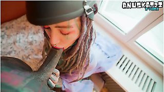 Tattooed Masked Girl Gets Anal Fucked Pov With Lily Lu