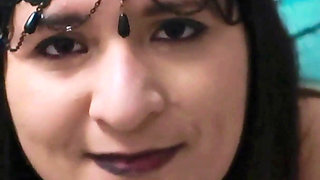 Goth Blowjob and Footjob