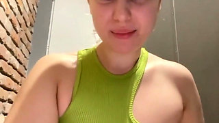 Masturbate in Public. Ride to the Dildo. Fuck Anal