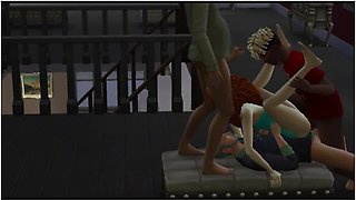 The Girl Accidentally Entered The Mens Club. She Was Fucked By The Whole Company Porn Games
