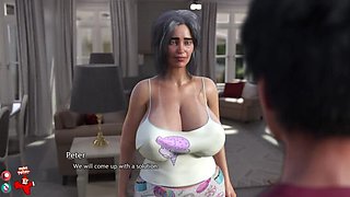 The Golden-Cocked Boy & Granma with Massive Tits: A Porn Game Playthrough