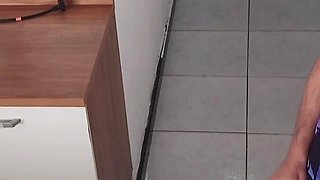 I Couldn't Stop My Husband's Friend's Erect Dick, I Had Sex with Him While the Cuckold Was in the Shower