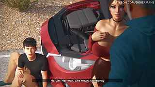 Dobermans Diana Episode 10 Intense Hard Sex Unfaithful Lover Fucking with a Huge Monster Cock Sex with the Mechanic Cum Inside