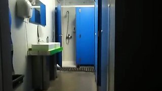Big Cock Fucking in Public Locker Room