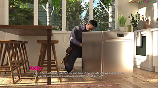 Dolly's Breeding Party by Two-lick Bakery - Lonely Wife Plays Hard to Get with the Rude Handyman 3