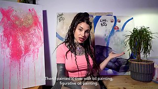 Marta Make In Hands And Erotic Art