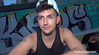 Trashy Mature Ann Bazuka Having Sex On MatureVan