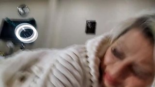 Hot Russian MILF AimeeParadise Blowjob POV - Close Up Sucking & Jerking Cock
