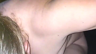 Stepdaddy's Amateur Cumslut Sucks and Strokes Him Dry - Big Tit Cum Explosion