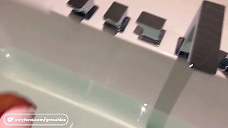 SHOWERING AND DILDO PLAY WITH GRESAIDS