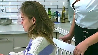 Stepmom help me with my lessons - MILF fucked young Stepdaughter for bad grades