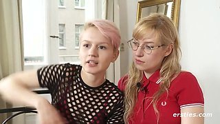 Blonde Babe Vicky Gives Natalia Her First Lesbian Bondage Experience