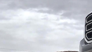 Blowjob Next to Road for People to Watch Public Blowjob at Hotel
