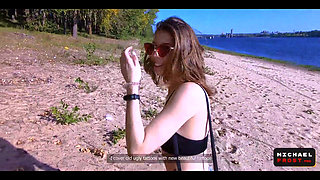 Fuck with a Strange Girl in the Beach Fitting Room - Cum in Panties and Walk - Mihanika69 and Michaelfrost