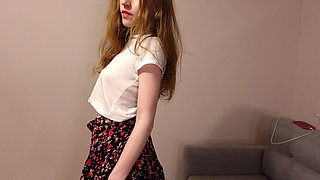 Redhead Striptease