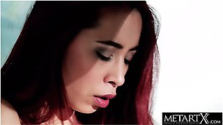Watch This Stunning Asian Beauty Masturbate To An Intense Orgasm With Christy Charming