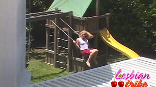 Lesbian Blonde Teens Majesstic and Nadia Hilton