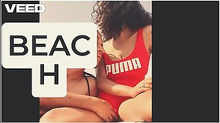 Nude Beach Lifeguard Romantic Date Public Reality Porn