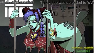 Jolyne cujoh prison cell screw - extended yoshikage kira version