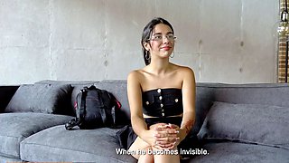 This LATINA TEEN had her first ORGASM