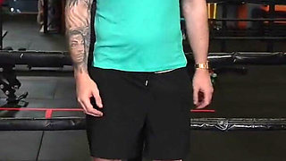 Our Married Coach Fucks Me and My Boxing Partner in a Threesome at the Gym