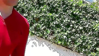 MILF Noa with glasses fucked outdoors by vacation flirt