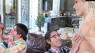Wild gang-fuck and powerful group orgy with numerous crazy
