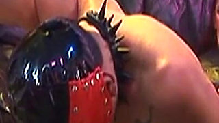Dominant Brunette MILF Controls Her Masked Bound Slave