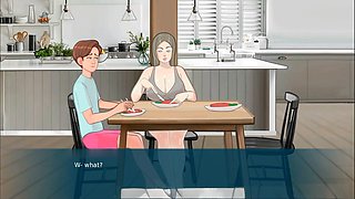 Big boobs, kitchen fuck, sloppy bj